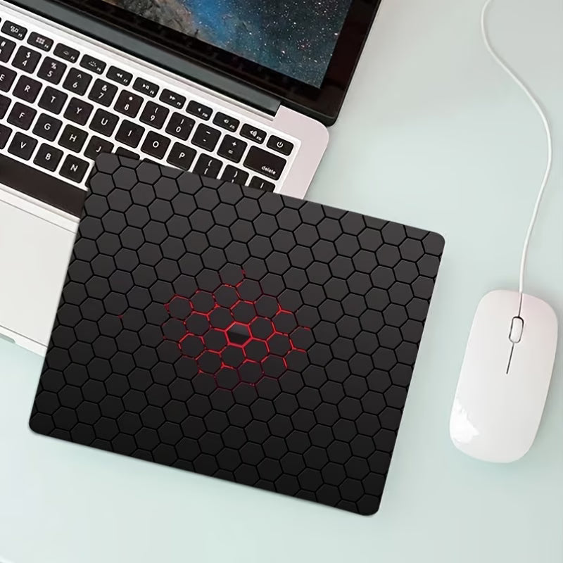 Mini Mouse Pad Geometric cu Tematică Anime – Accesoriu Antiderapant pentru Birou