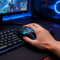 Mouse USB cu Fir Ergonomic RGB
