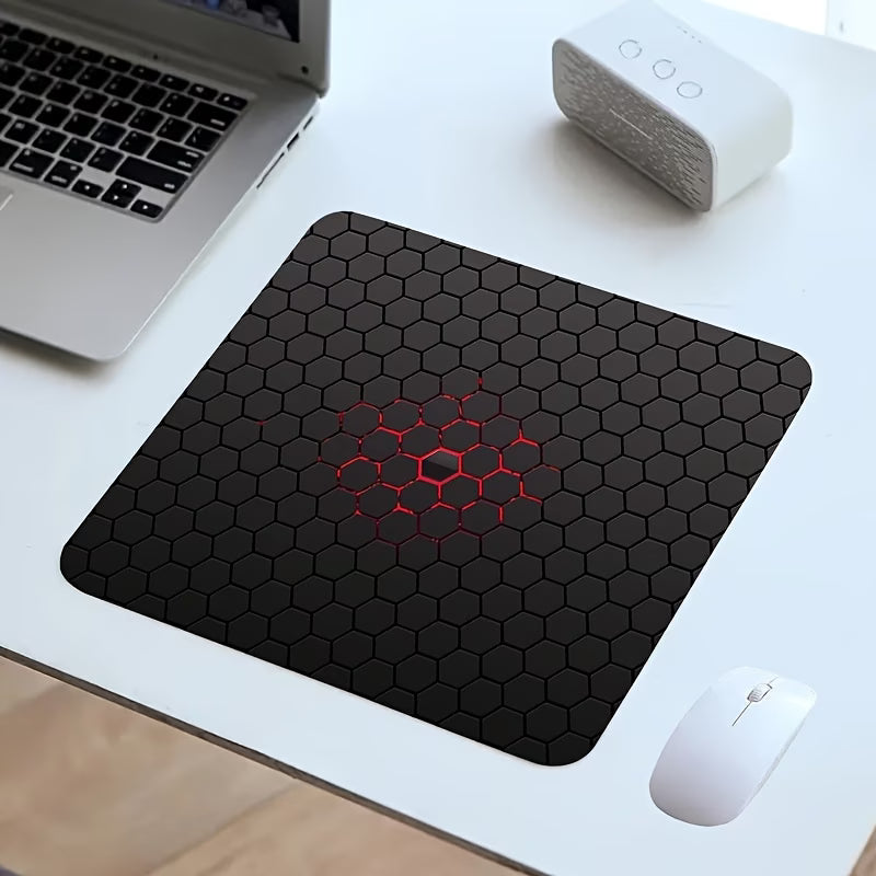 Mini Mouse Pad Geometric cu Tematică Anime – Accesoriu Antiderapant pentru Birou