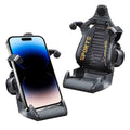 Suport Auto pentru Telefon în Formă de Scaun de Racing, cu Clip Metalic și Rotație 360°