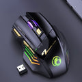 Mouse de gaming fără fir reîncărcabil ELFO LARANJA