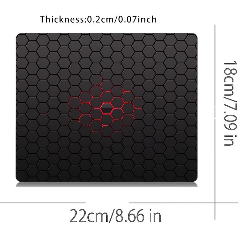 Mini Mouse Pad Geometric cu Tematică Anime – Accesoriu Antiderapant pentru Birou