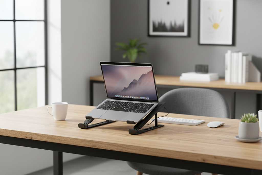 Suport laptop cu răcire - lifestyle