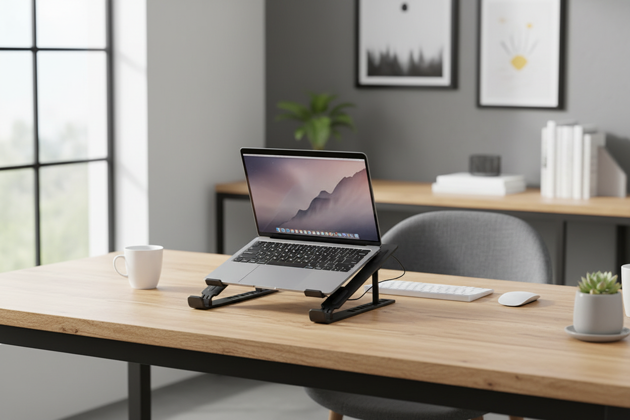 Suport laptop cu răcire - lifestyle