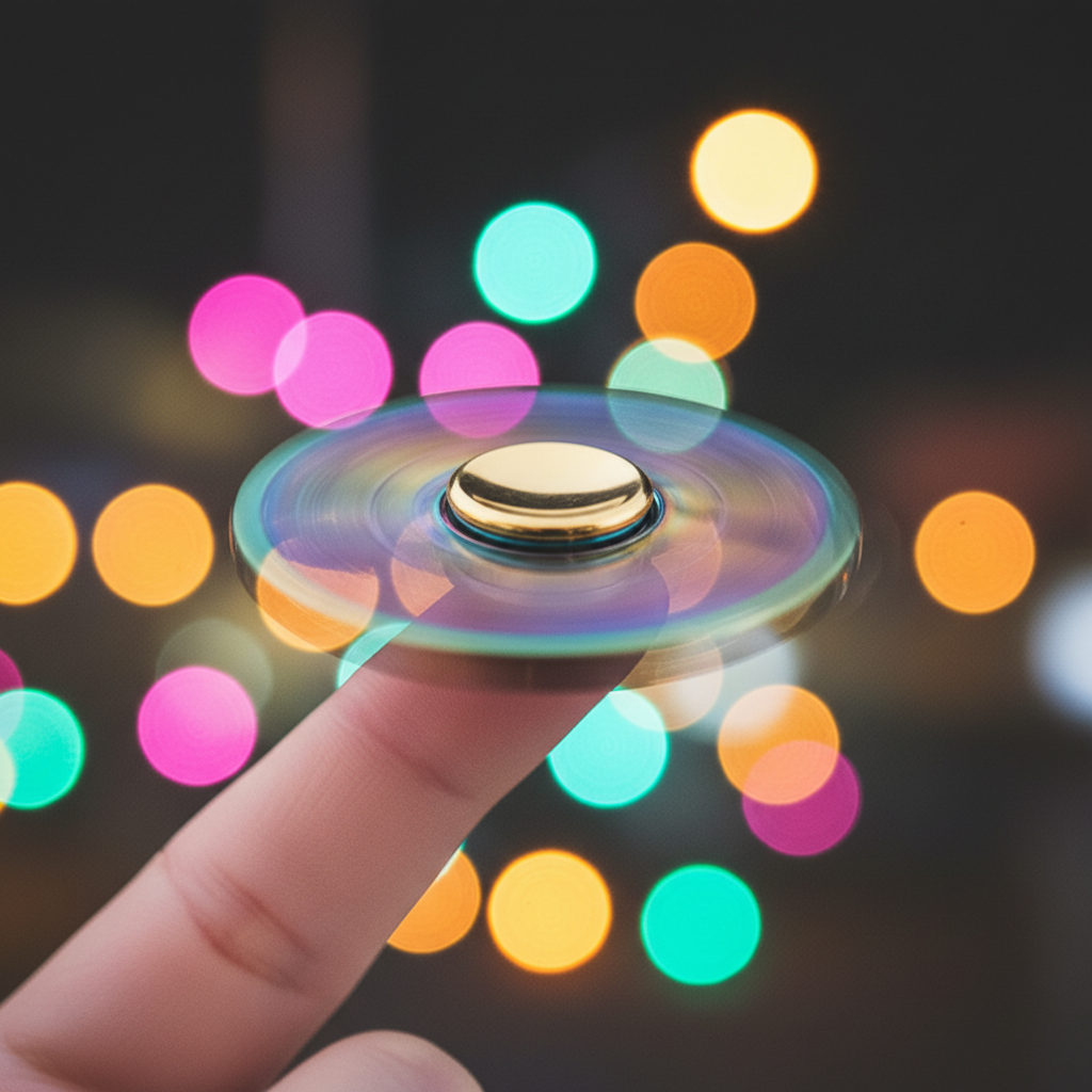Rainbow Fidget Spinner Floarea Soarelui