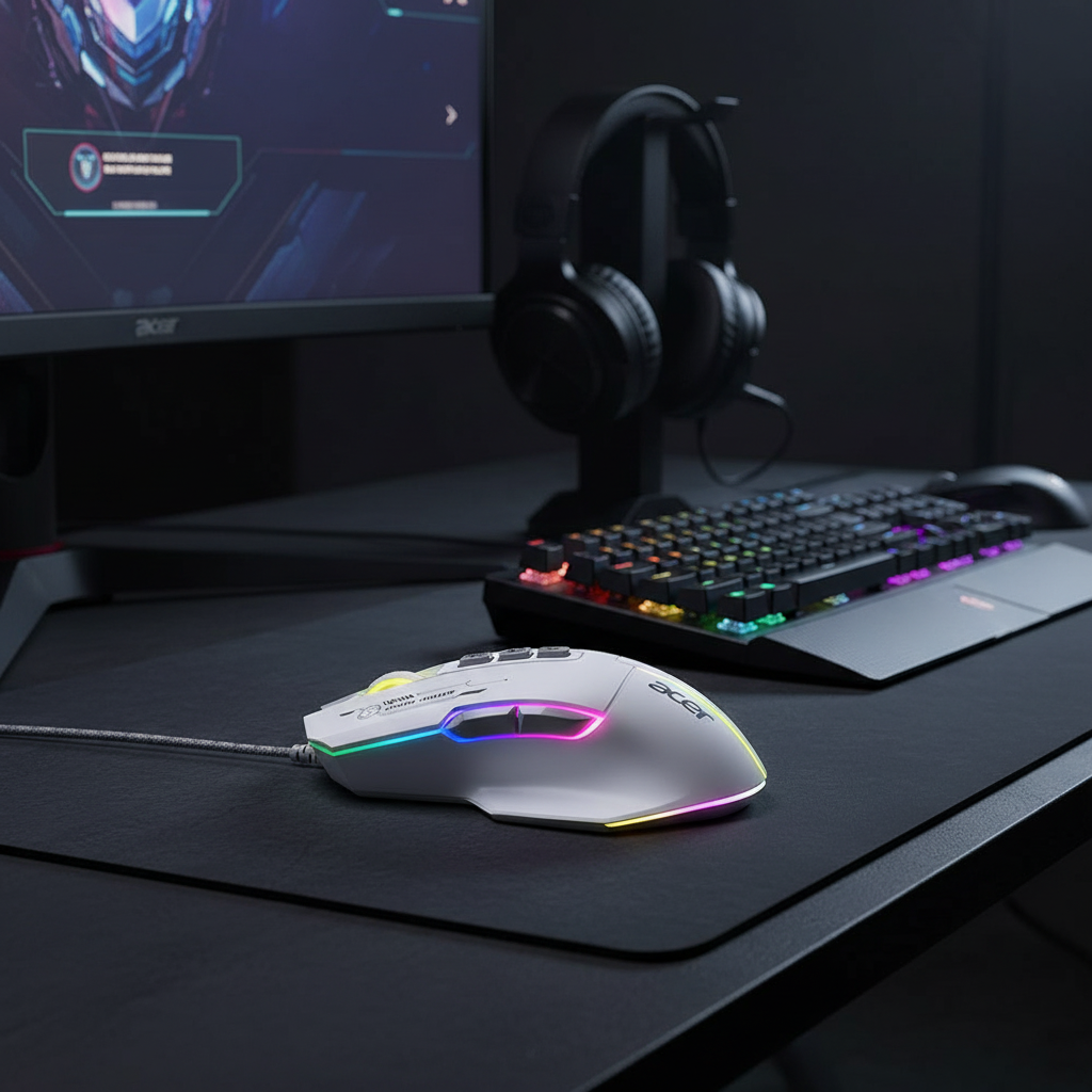 Mouse cu fir Acer OMW950 – Mouse Gaming Battle Royale