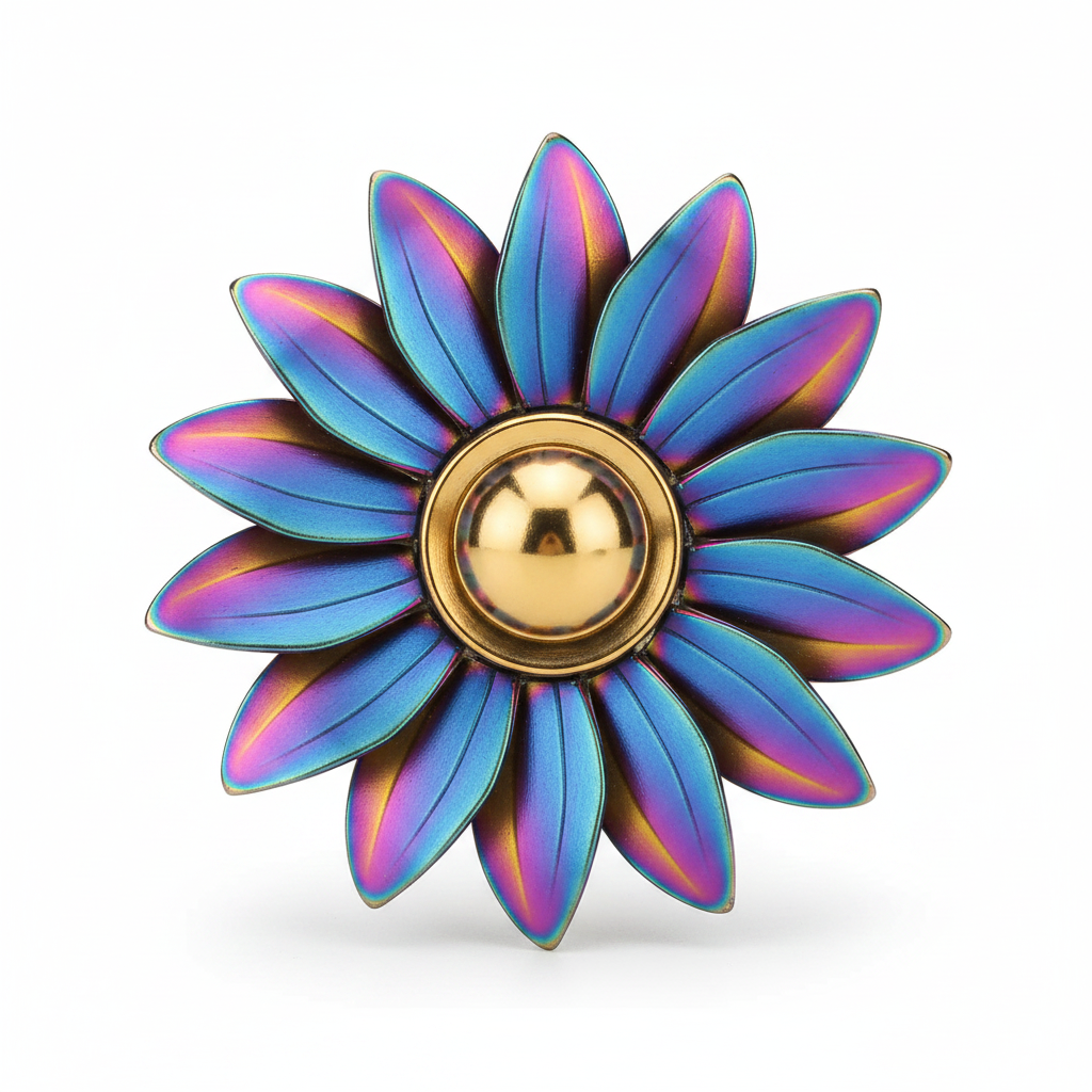 Rainbow Fidget Spinner Floarea Soarelui