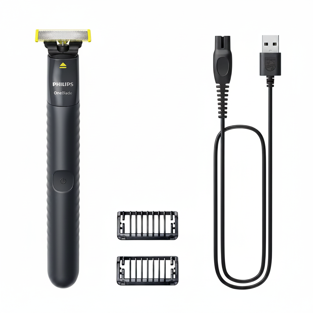 Philips OneBlade QP1424 cu accesorii