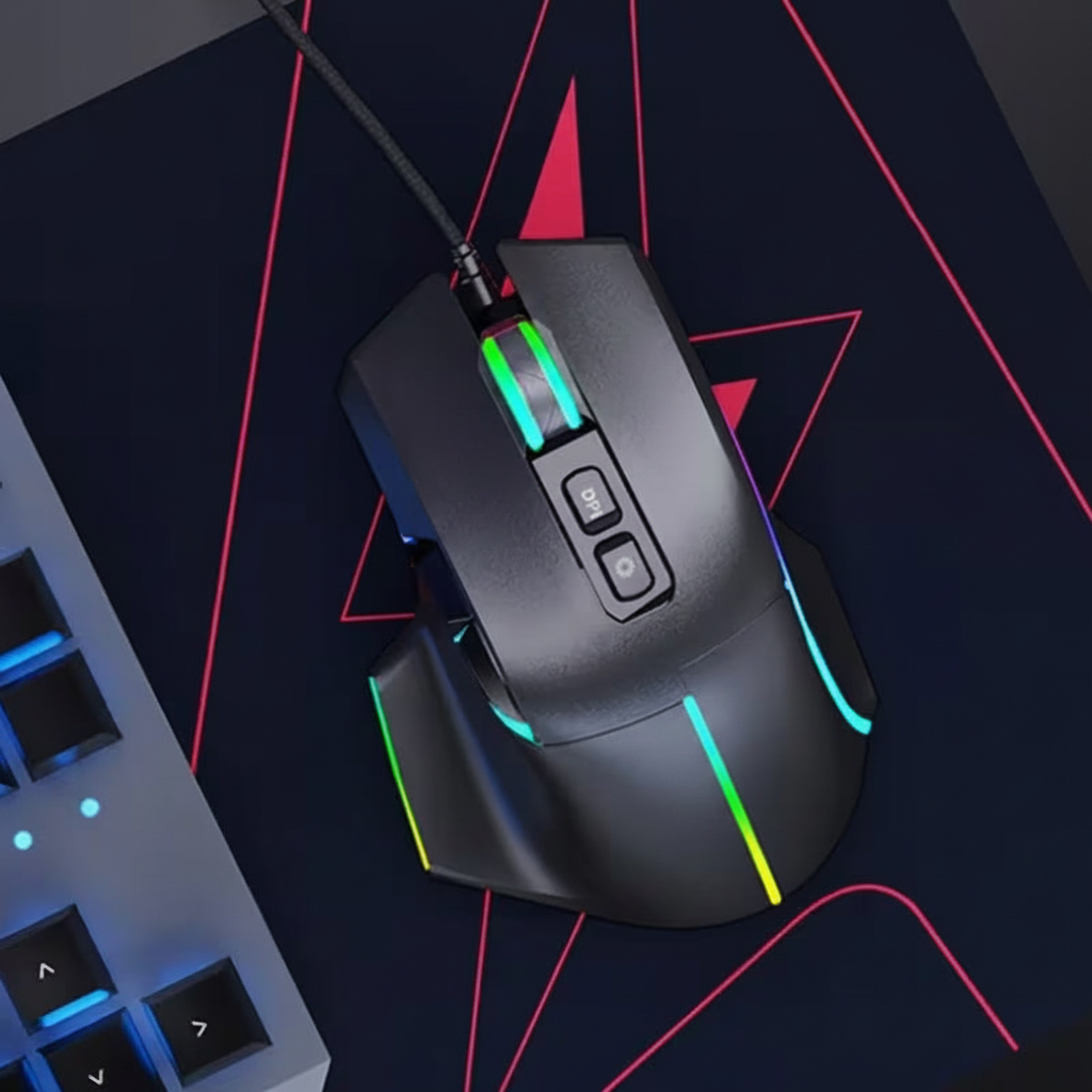 Mouse gaming Acer OMW950 Negru – pe mousepad gaming